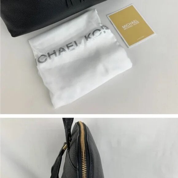 Michael Kors Rhea Medium Slim Pebbled Leather Backpack main image 2